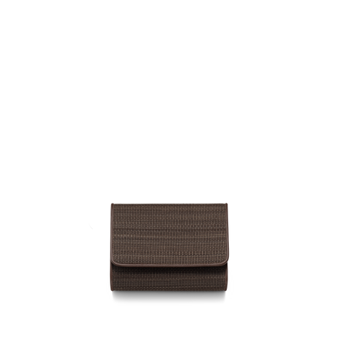 Tri-Fold Wallet in Horsehair Fabric