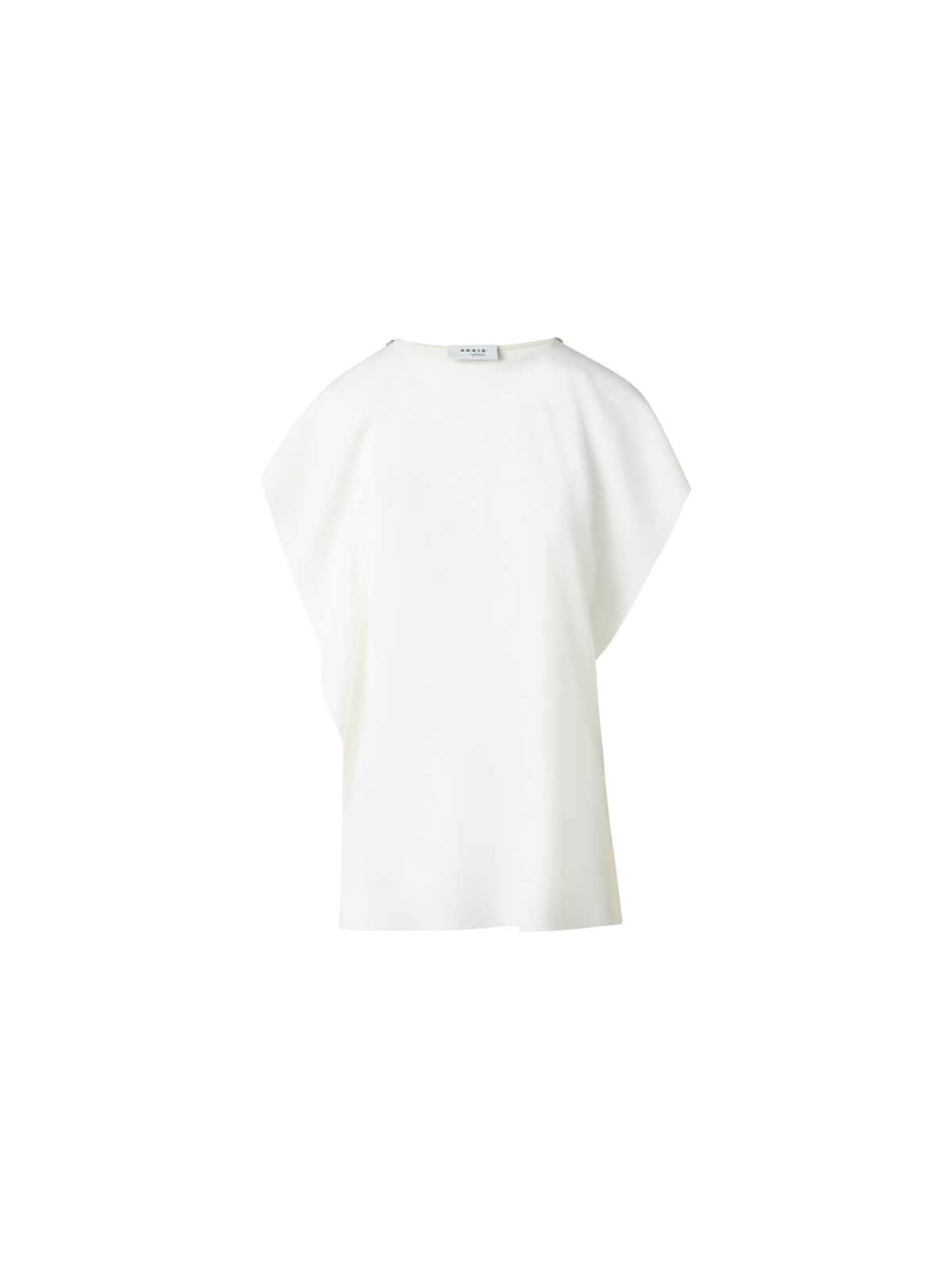 Designer Off-Shoulder Draped Laser Cut Blouse - neutral - ecru - white