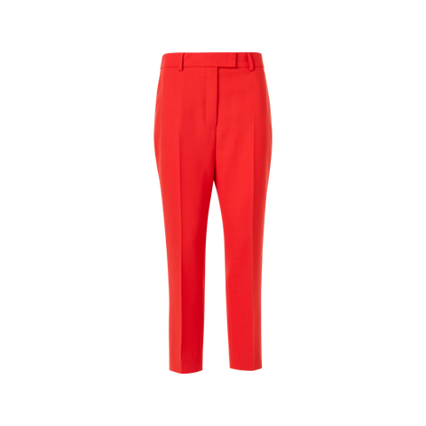 Flavi Slim Capri Pants in Wool Double-Face