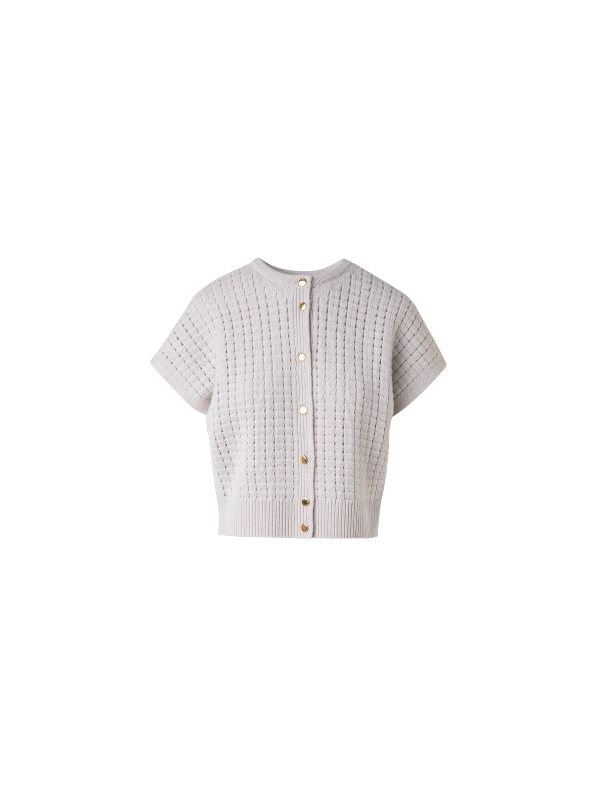Short Sleeve Cashmere Knit Cardigan – Akris Inc. Short Sleeve Cashmere Knit Cardigan – Akris Inc.