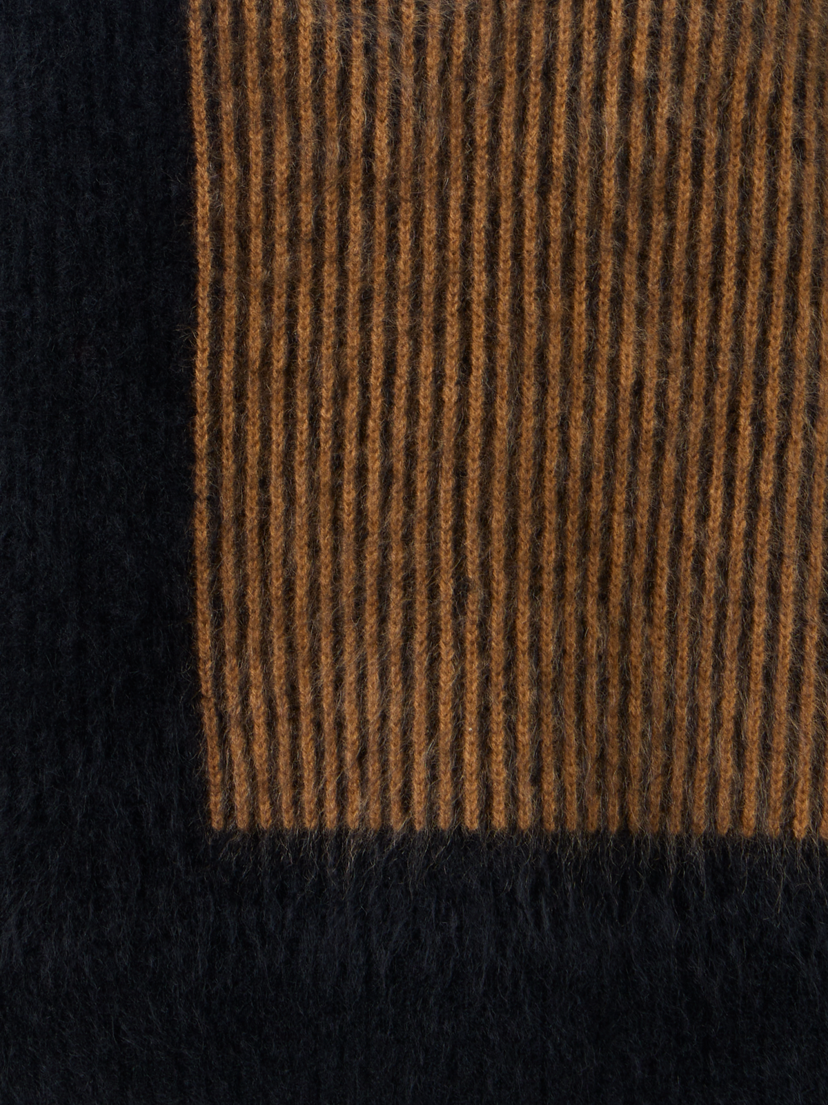 Designer Cloud Cashmere Sweater in Oro Lienzo Jacquard - black - brown - multicolor