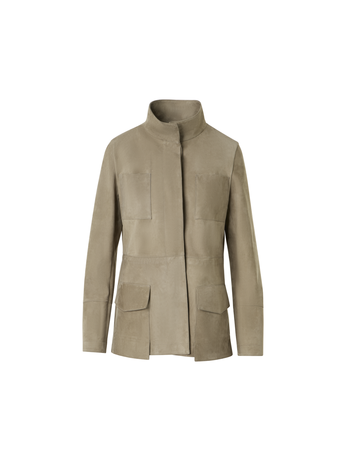 Designer Chianti Safari Jacket in Suede - neutral - brown