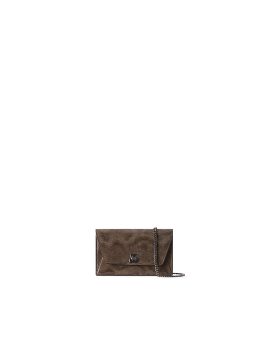 Designer Anouk Envelope Bag - brown