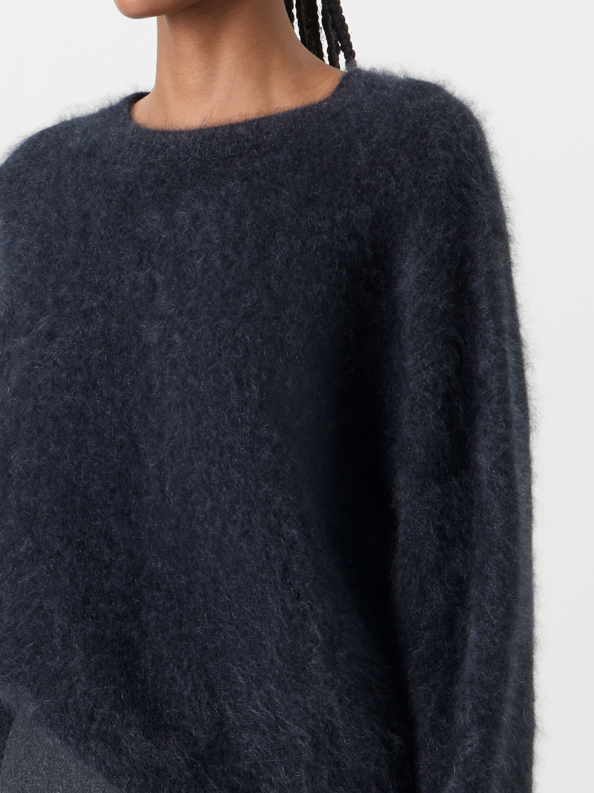 Designer Cloud Cashmere Knit Sweater - grey #editorial