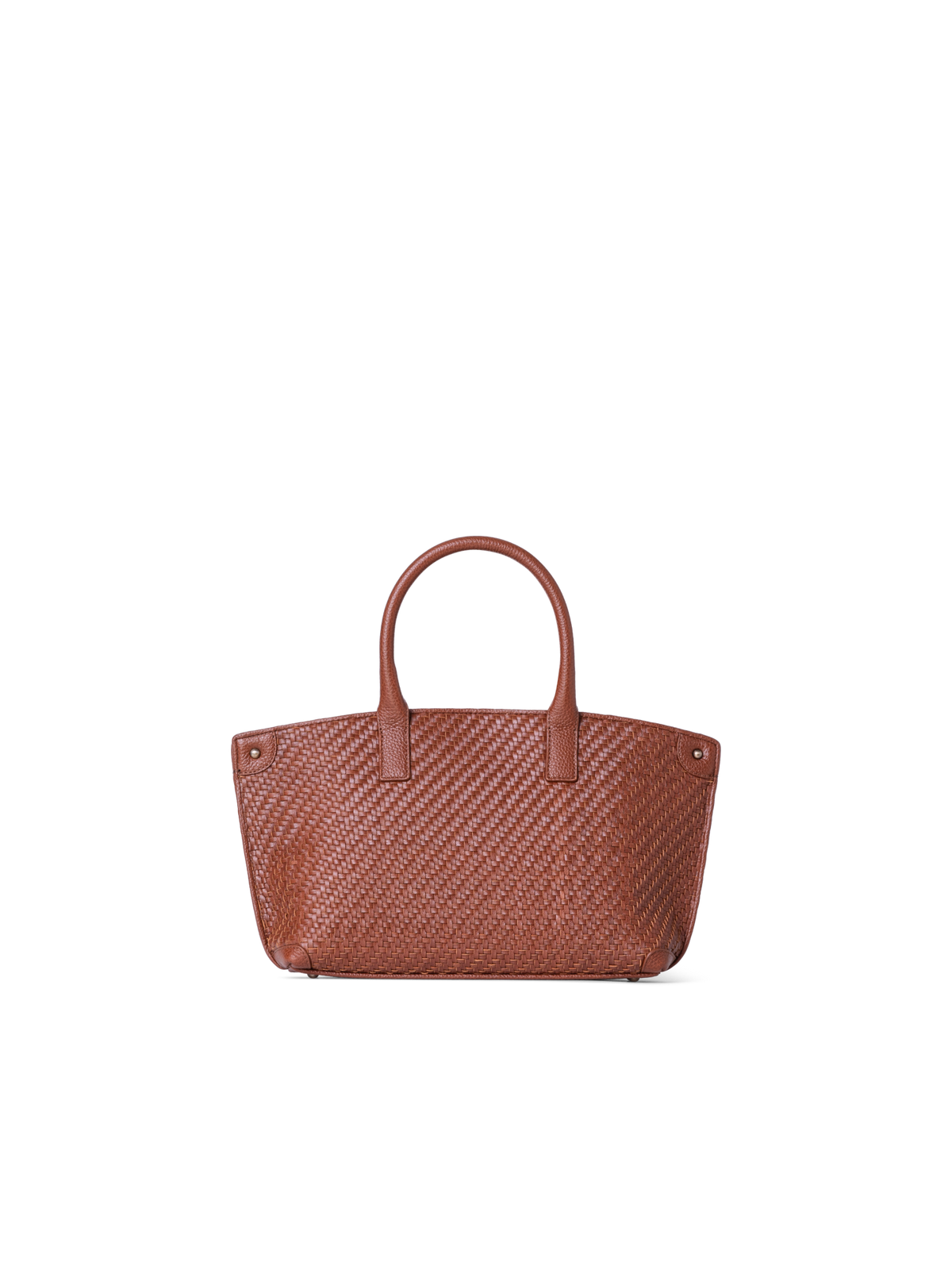 Designer Ai Little Top Handle Tote - brown