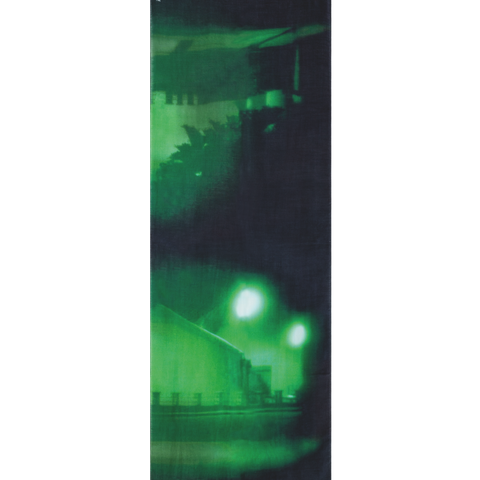 Cashmere Silk Scarf with The Night Series Print
