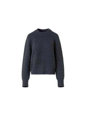 Wool Cashmere Blend Turtleneck Knit Sweater – Akris Inc.