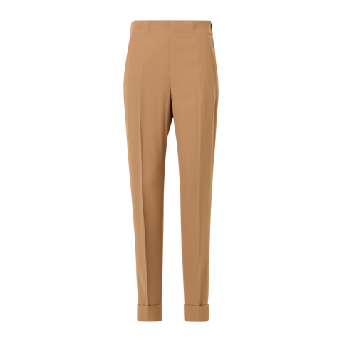 Chris Tapered Pants in Acetate-Viscose Crêpe