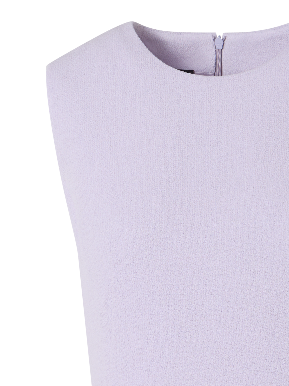 Designer Sleeveless Wool-Crêpe Double-Face Sheath Dress - pastel