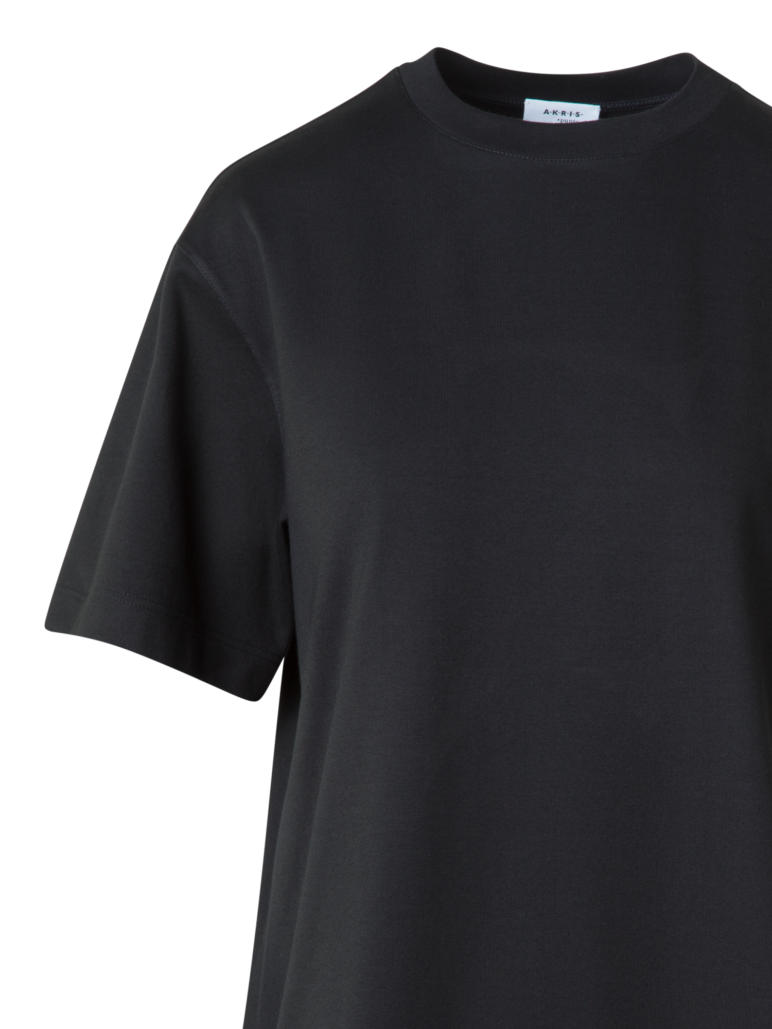 Designer Relaxed Oversize T-Shirt in Cotton Jersey - black - neutral