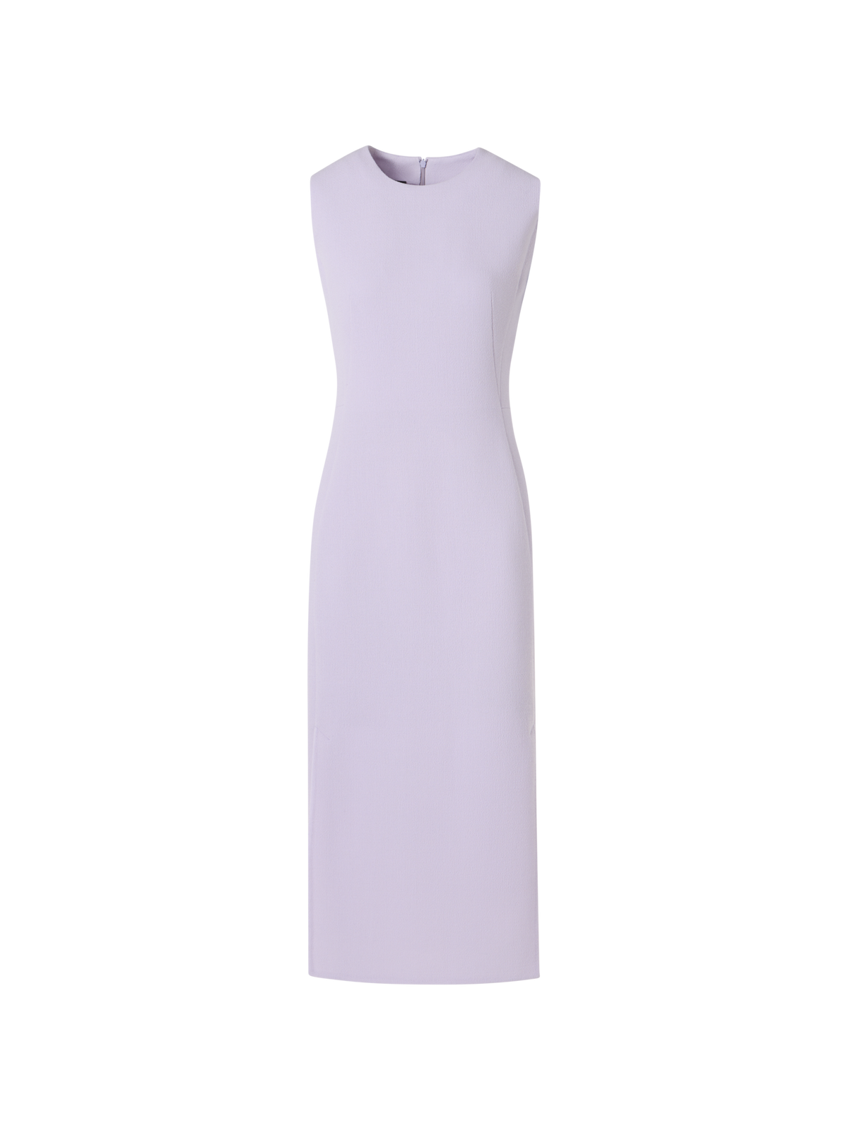 Designer Sleeveless Wool-Crêpe Double-Face Sheath Dress - pastel