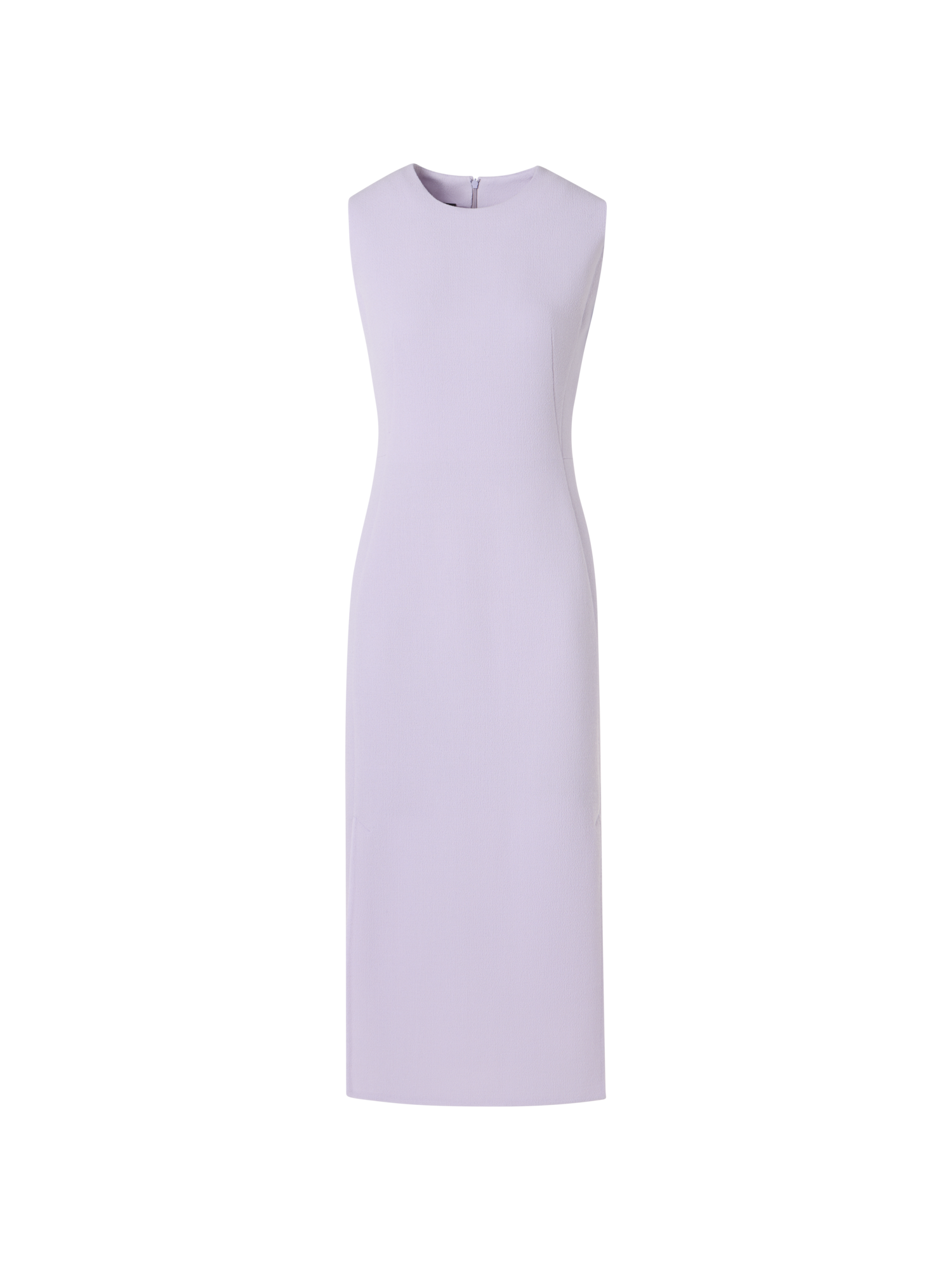 Designer Sleeveless Wool-Crêpe Double-Face Sheath Dress - pastel