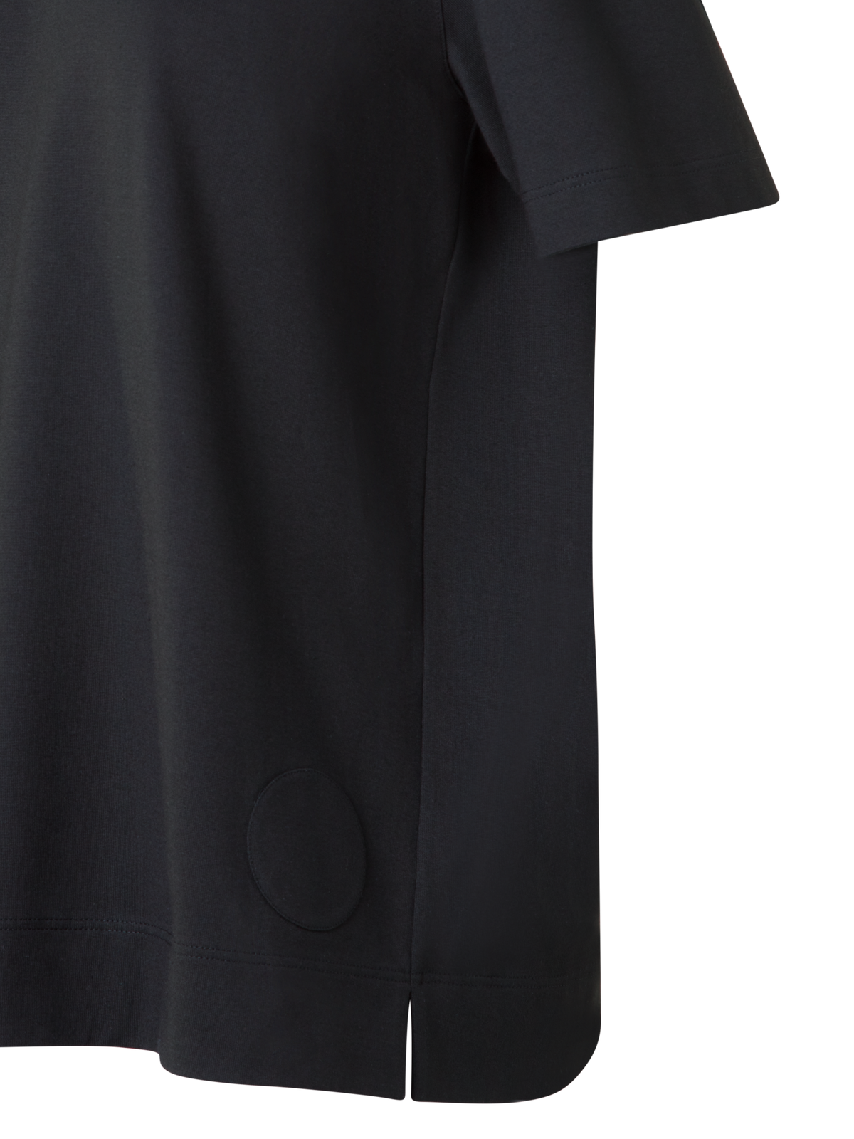 Designer Relaxed Oversize T-Shirt in Cotton Jersey - black - neutral