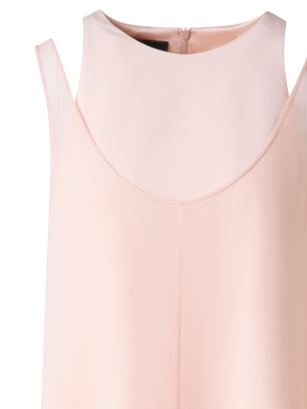 Designer Long Silk Gown with Silk Georgette Overlayer - pink