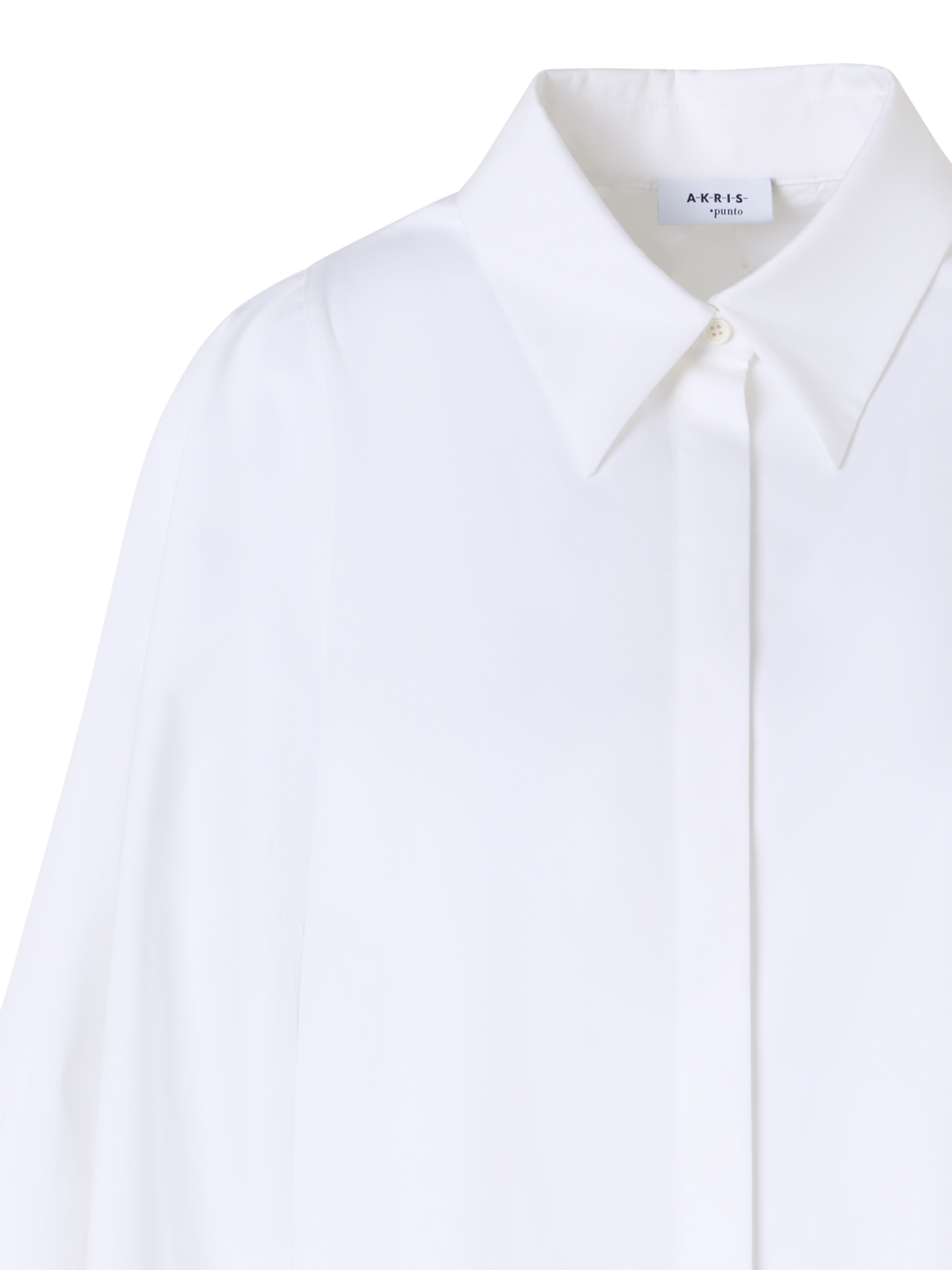 Designer Boxy Washed Cotton Satin Shirt Blouse - ecru