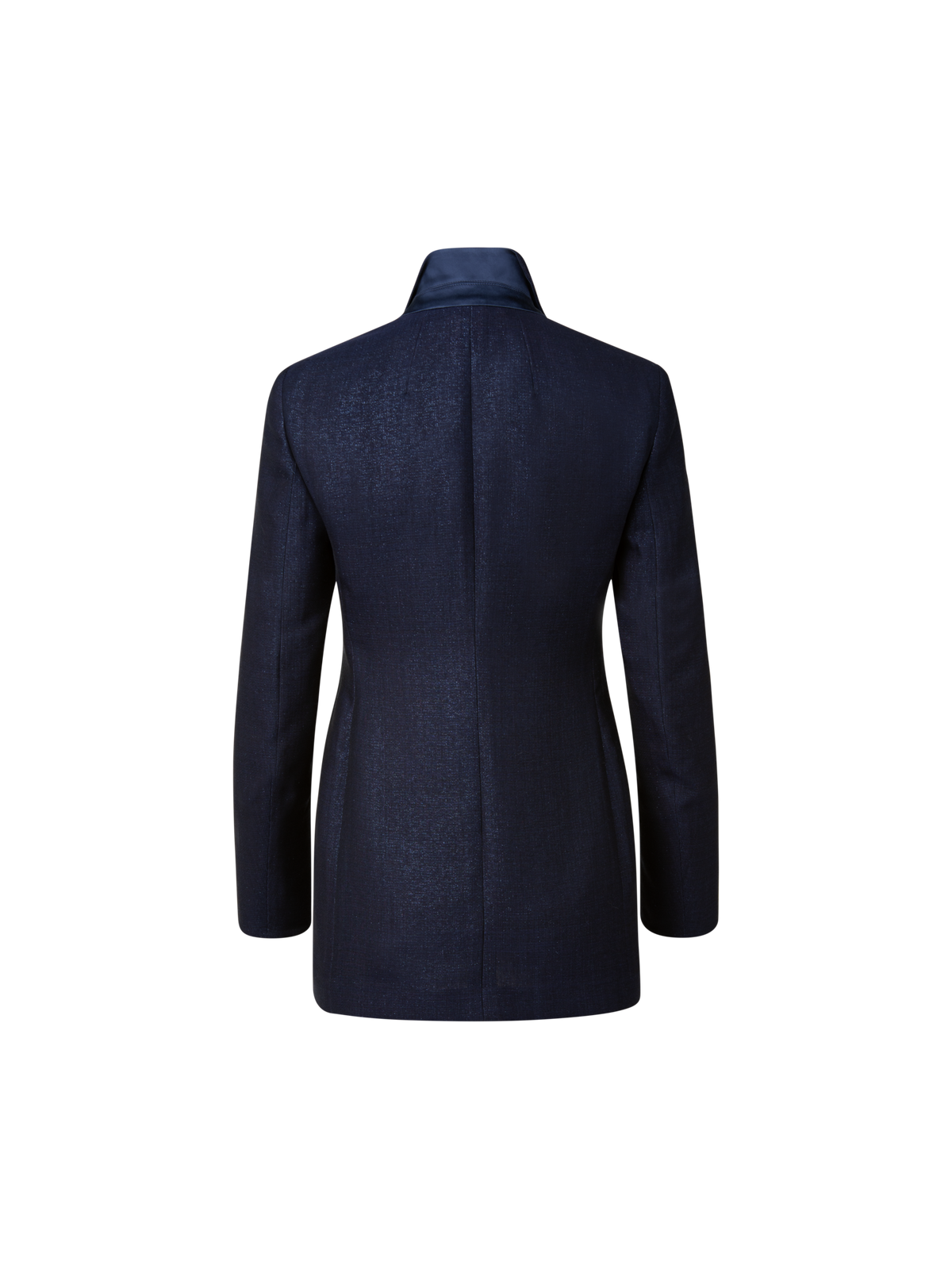 Designer Long Jacket in Wool Lurex