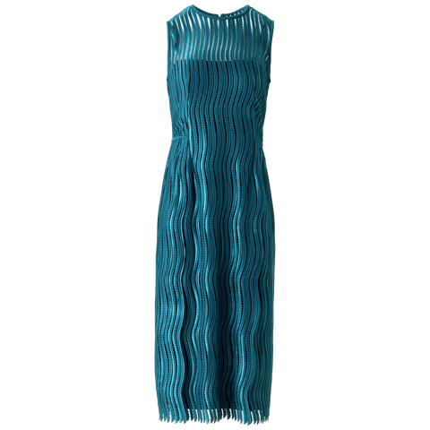 Sheath Dress in Wave Guipure