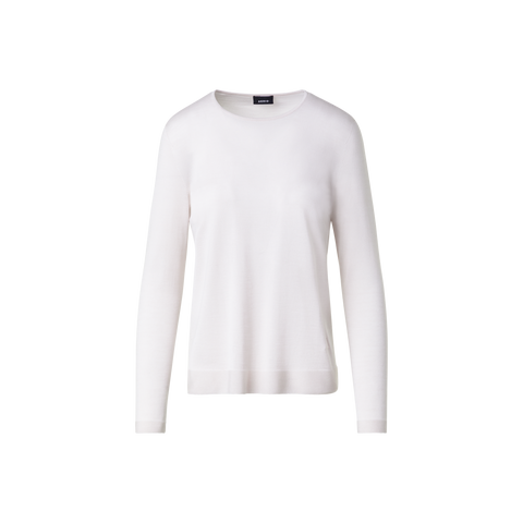 Seamless Cashmere Silk Knit Sweater