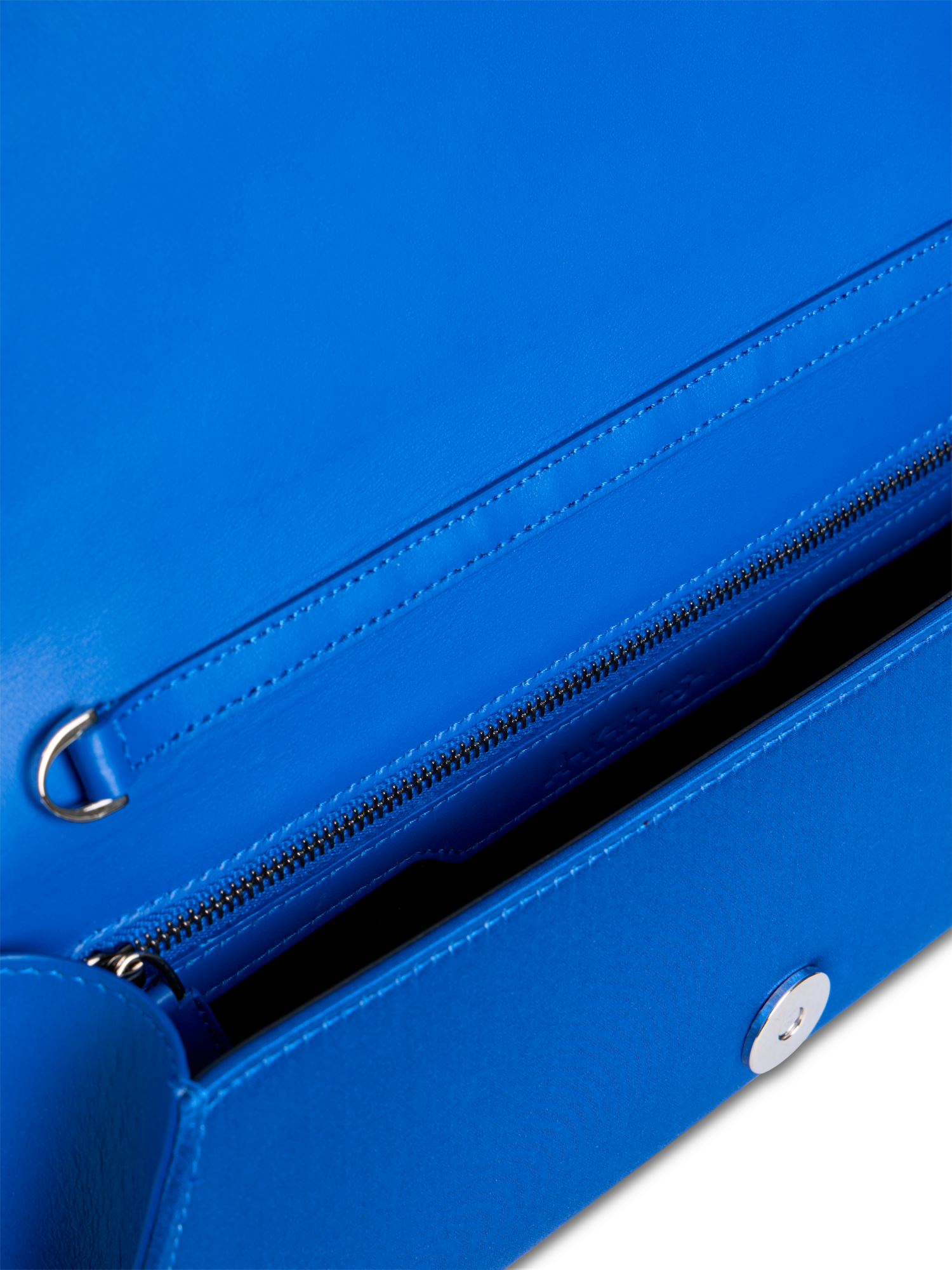 Designer Anouk Small Trapezoid Clutch - blue