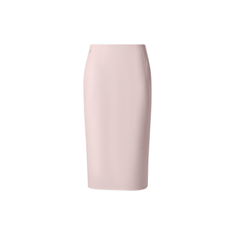 Pencil Skirt in Wool Crêpe Double-Face