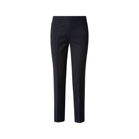 Slim Ankle-Length Cotton Techno Stretch Pants