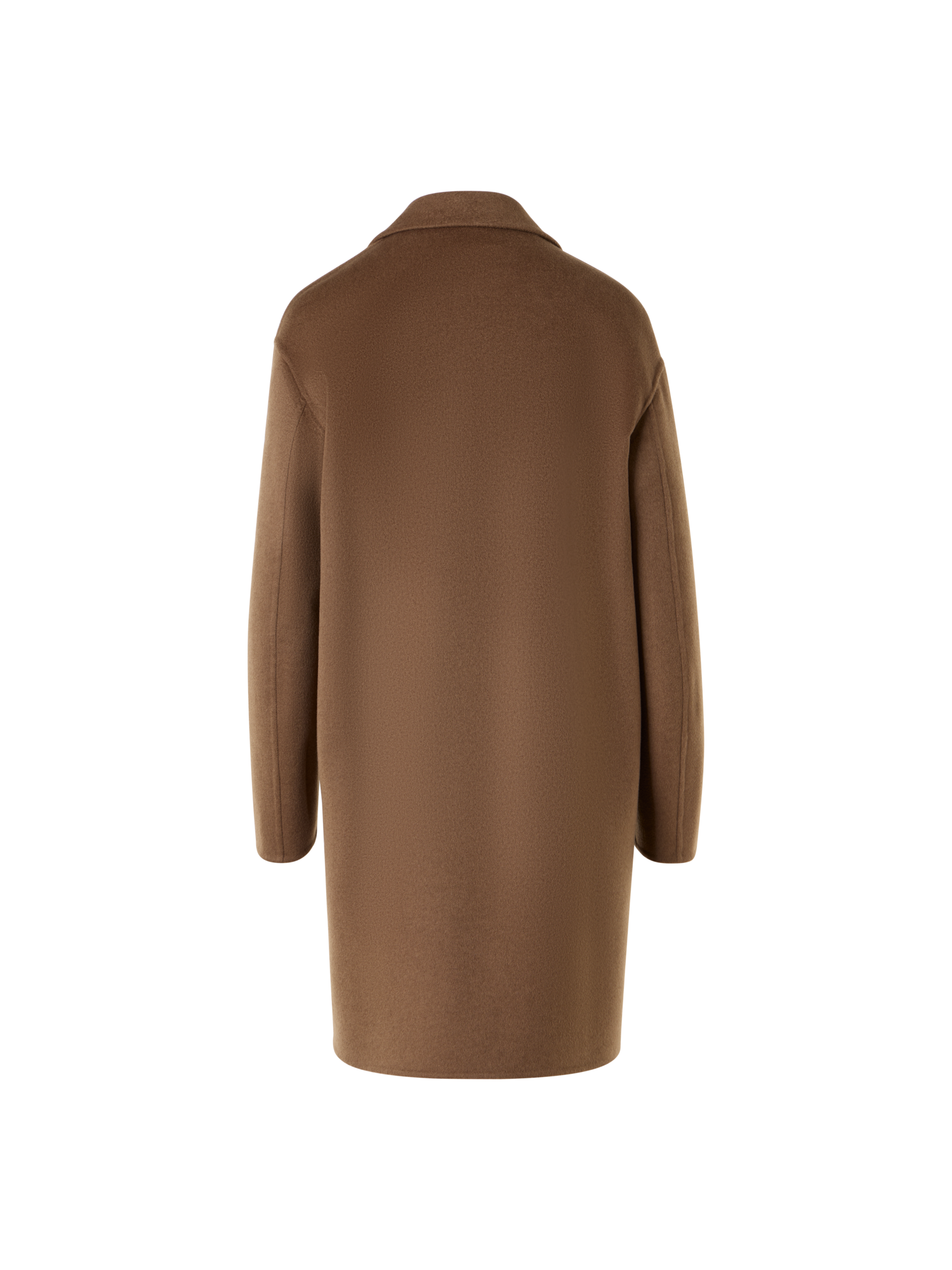Designer Cashmere Double-Face Coat - brown