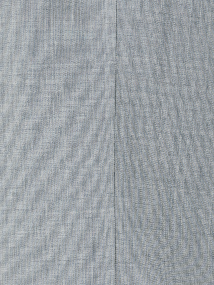 Designer Wool Double-Face Blazer with Elongated Lapel - grey