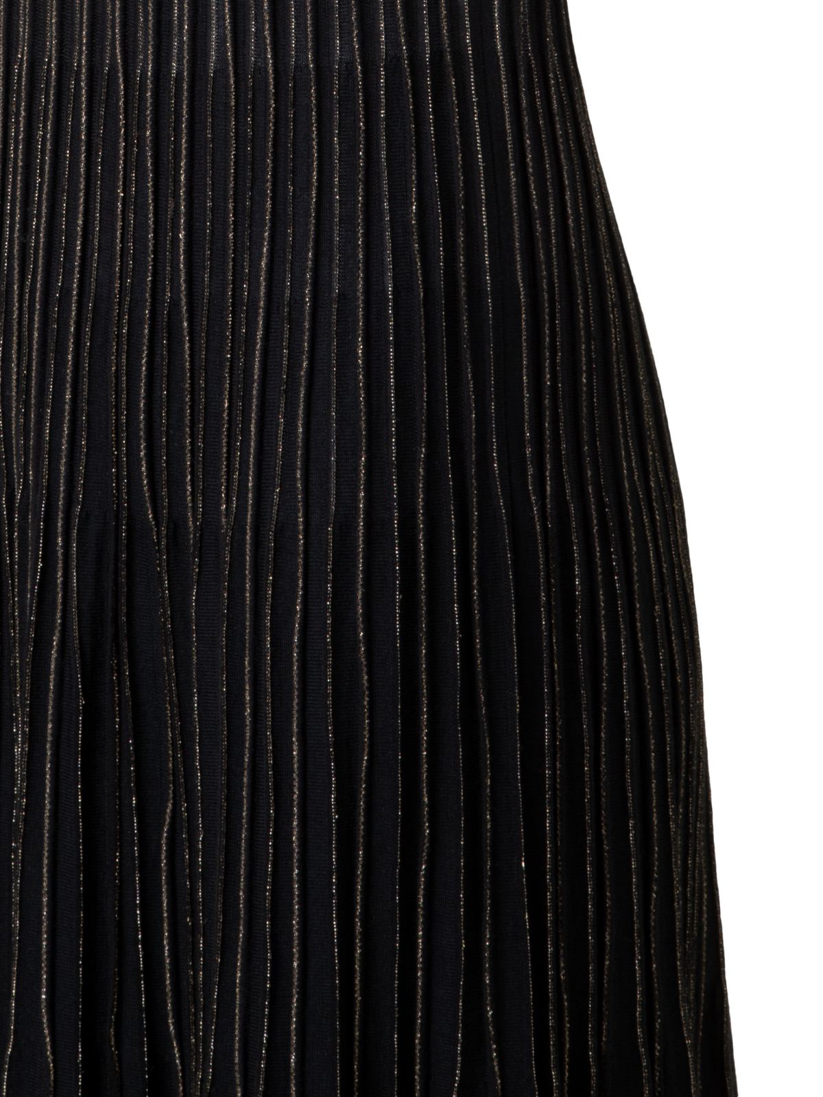 Knit Dress with Golden Lurex Stripes Akris Inc. Knit Dress with Golden Lurex Stripes Akris Inc.