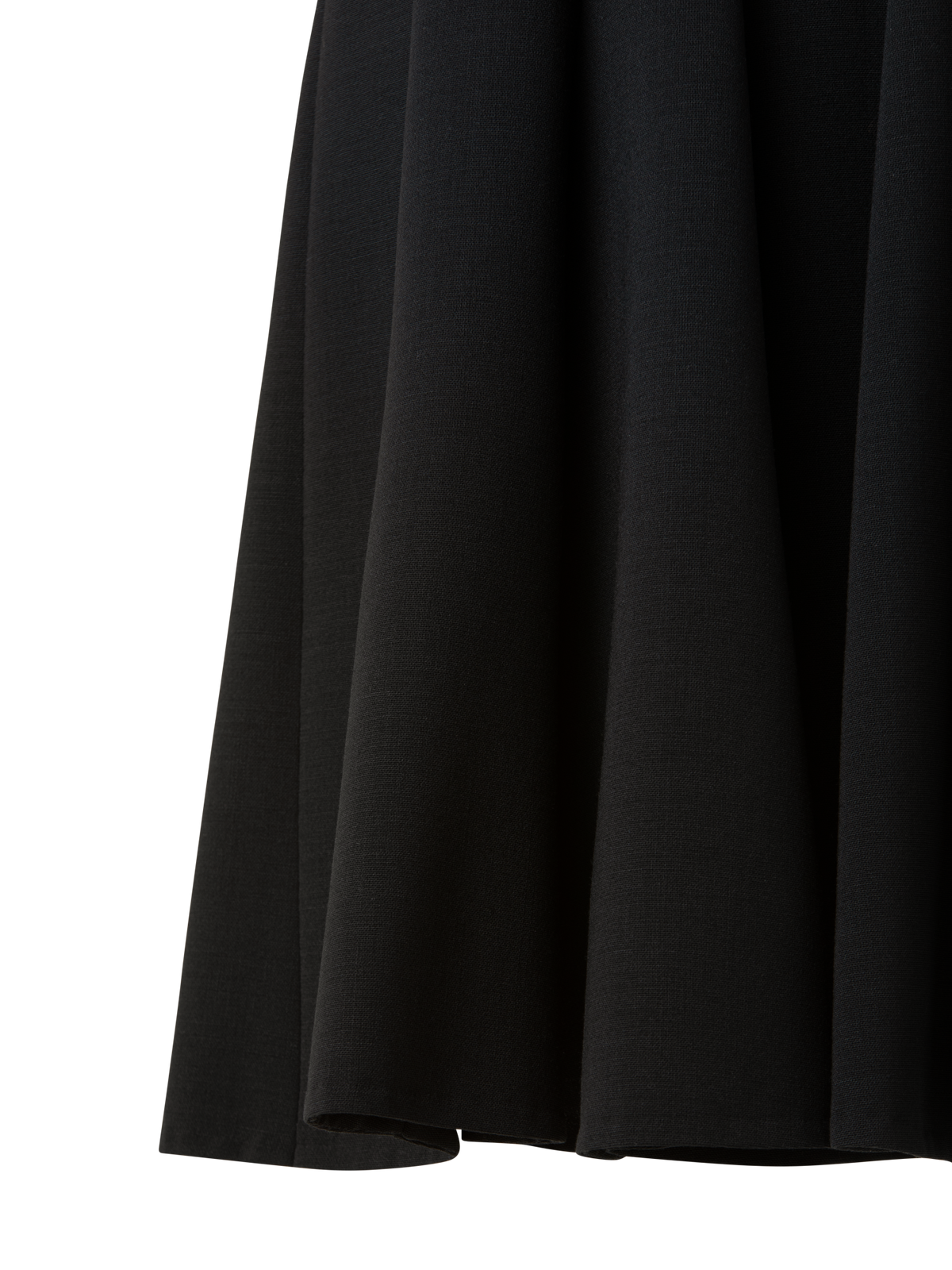 アクリス　AKRIS ブラック　ステッチ　ウールワンピース Wool Double-Face Dress with Skaters Pleats – Akris Inc.