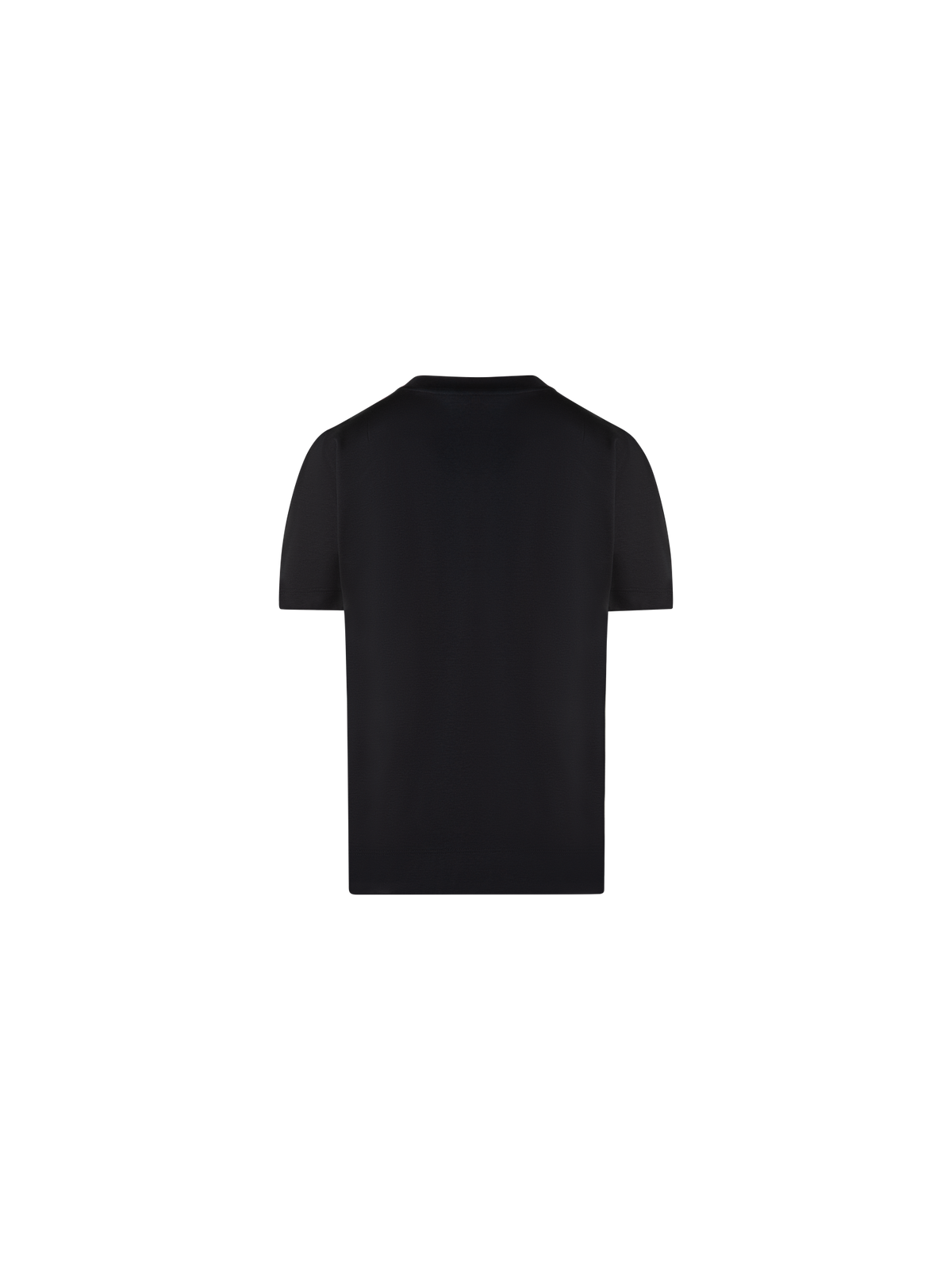 Designer Puff Sleeves T-Shirt in Cotton Jersey - black