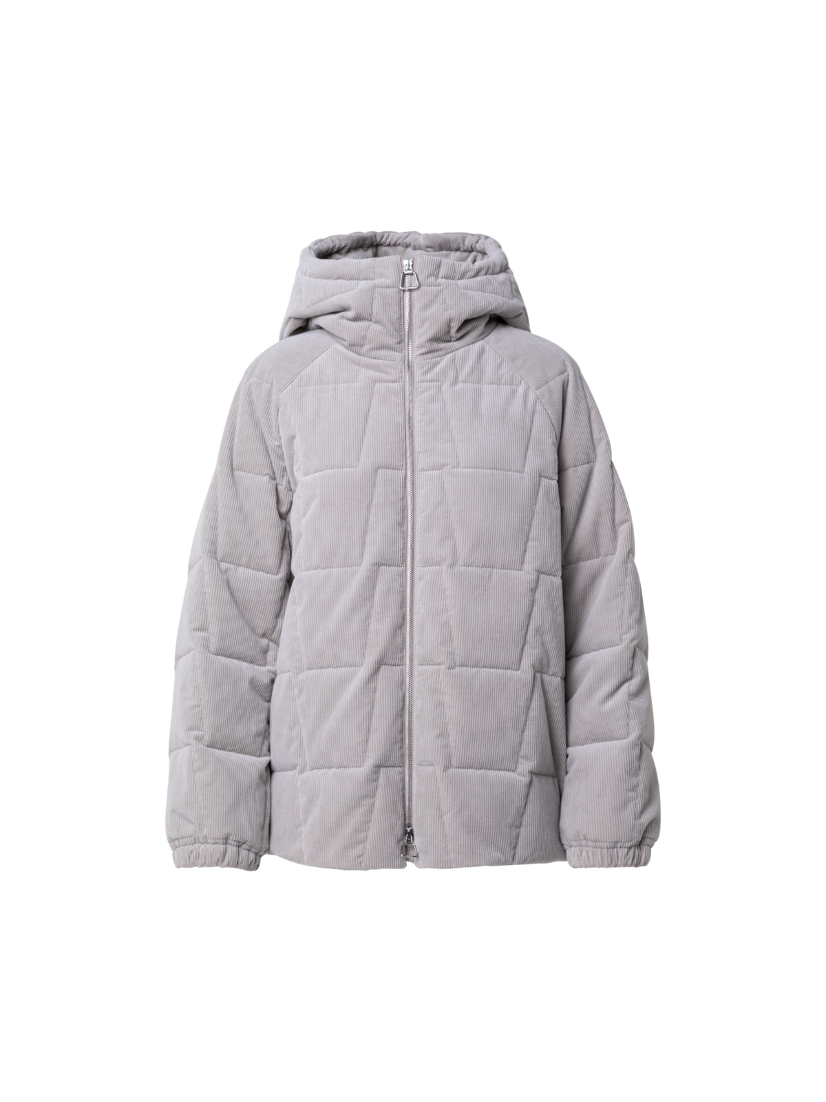 Designer Quilted Cotton Cashmere Cord Trapezoid Jacket