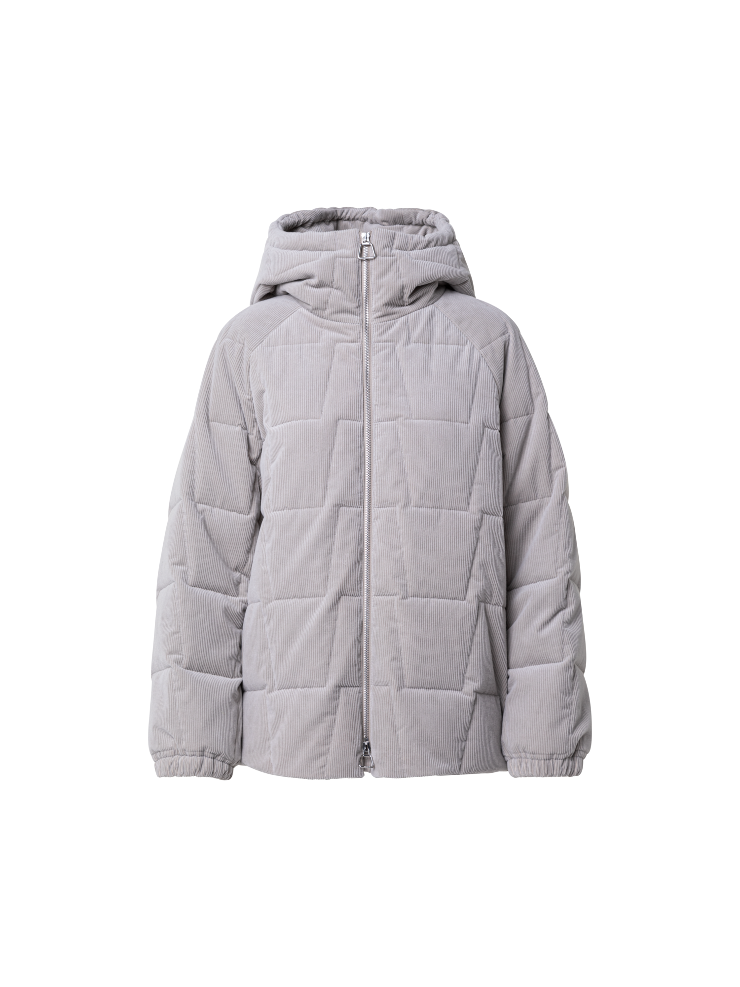 Designer Quilted Cotton Cashmere Cord Trapezoid Jacket