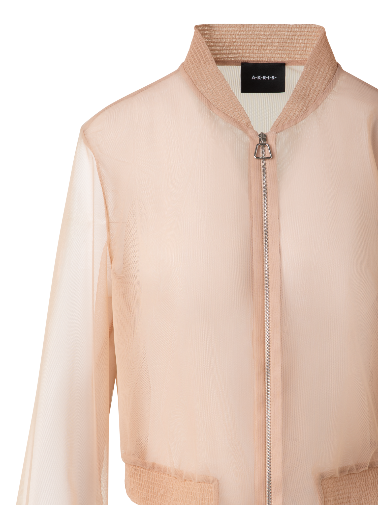 Sheer Tulle Bomber Jacket – Akris Inc. Sheer Tulle Bomber Jacket – Akris Inc.