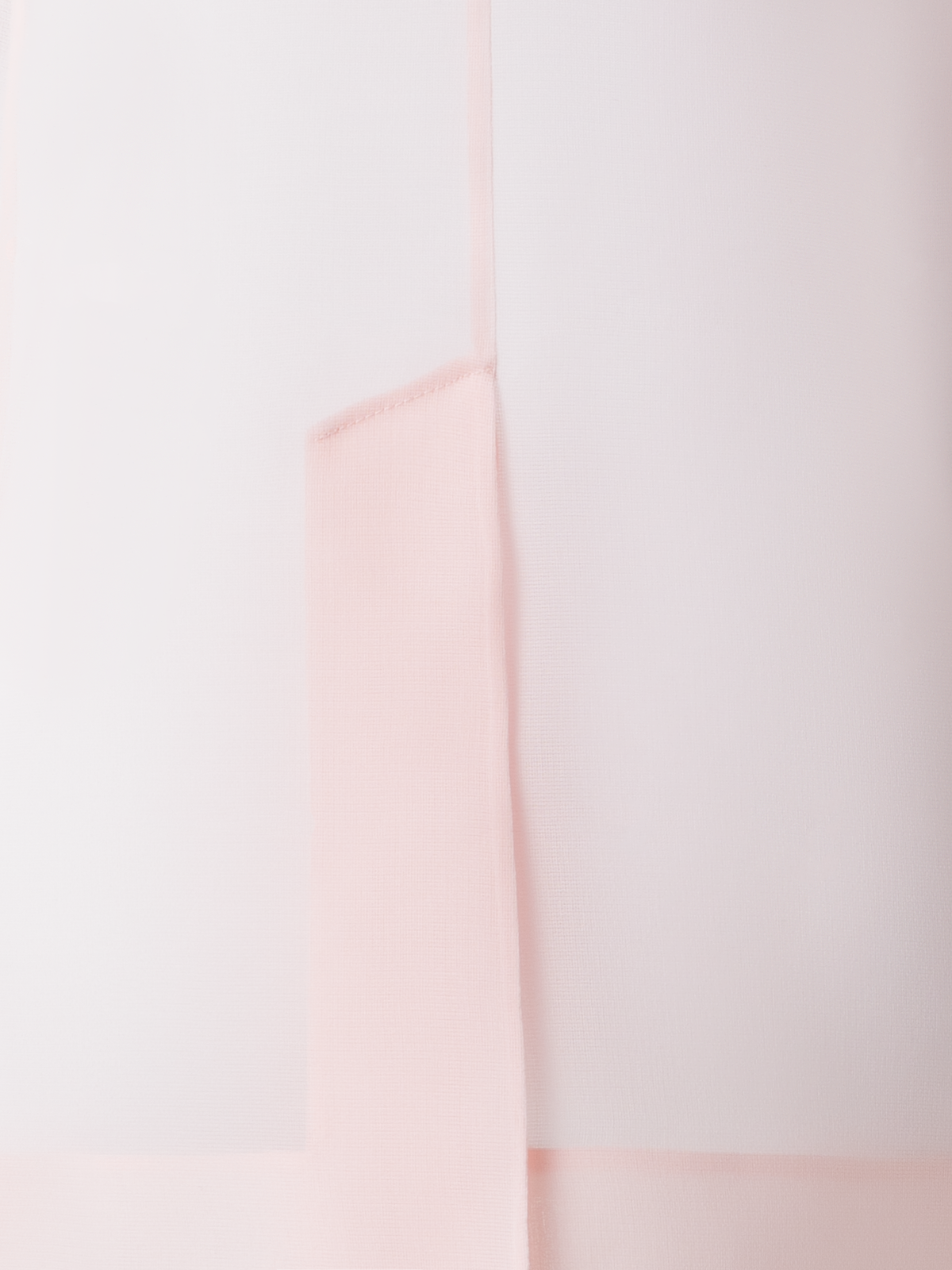 Designer Sheer Silk Organza Gilet - pastel - pink