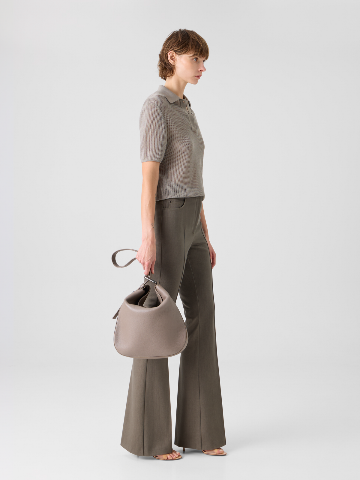 Designer Anna Medium Hobo Bag - brown #editorial