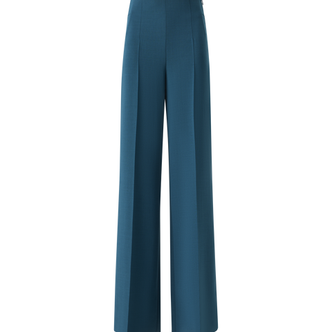 Fiyuki High Waist Pants in Wool Double-Face