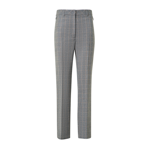 Tapered Plaid Pure Cashmere Pants
