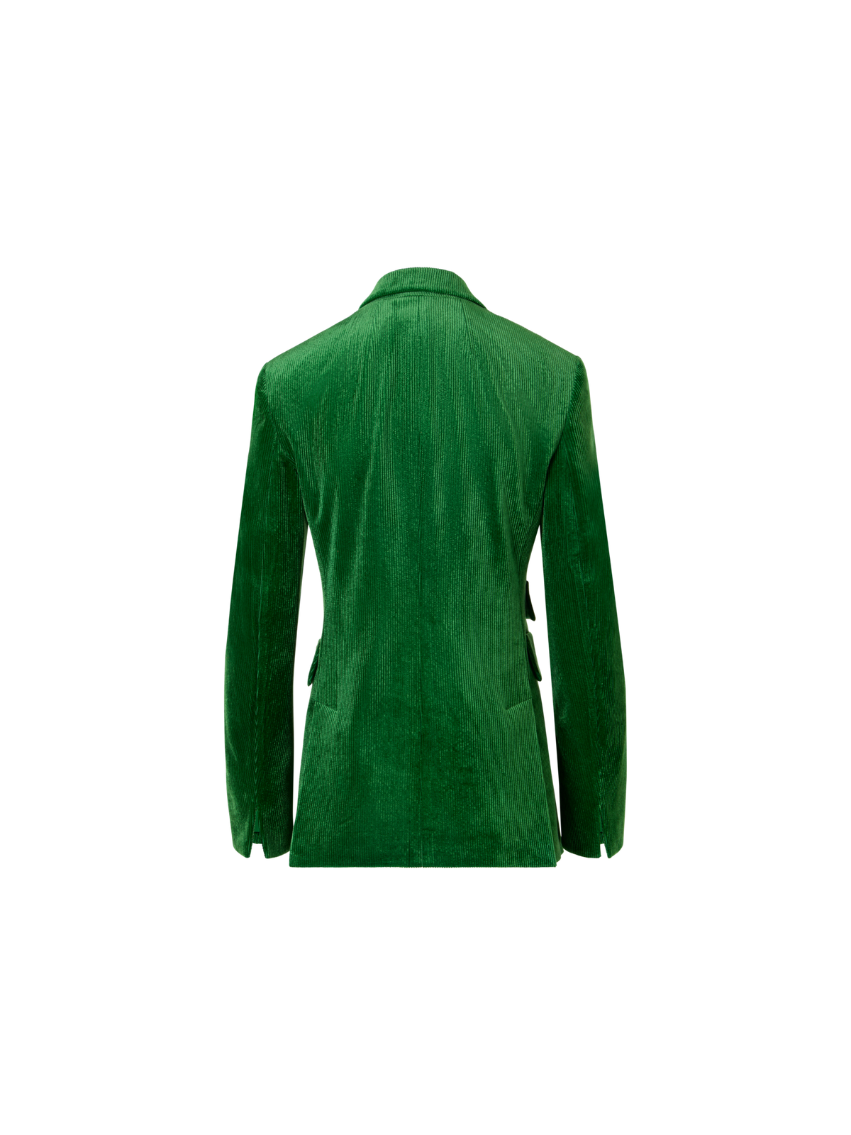 Designer Jacket in Fluid Corduroy - green