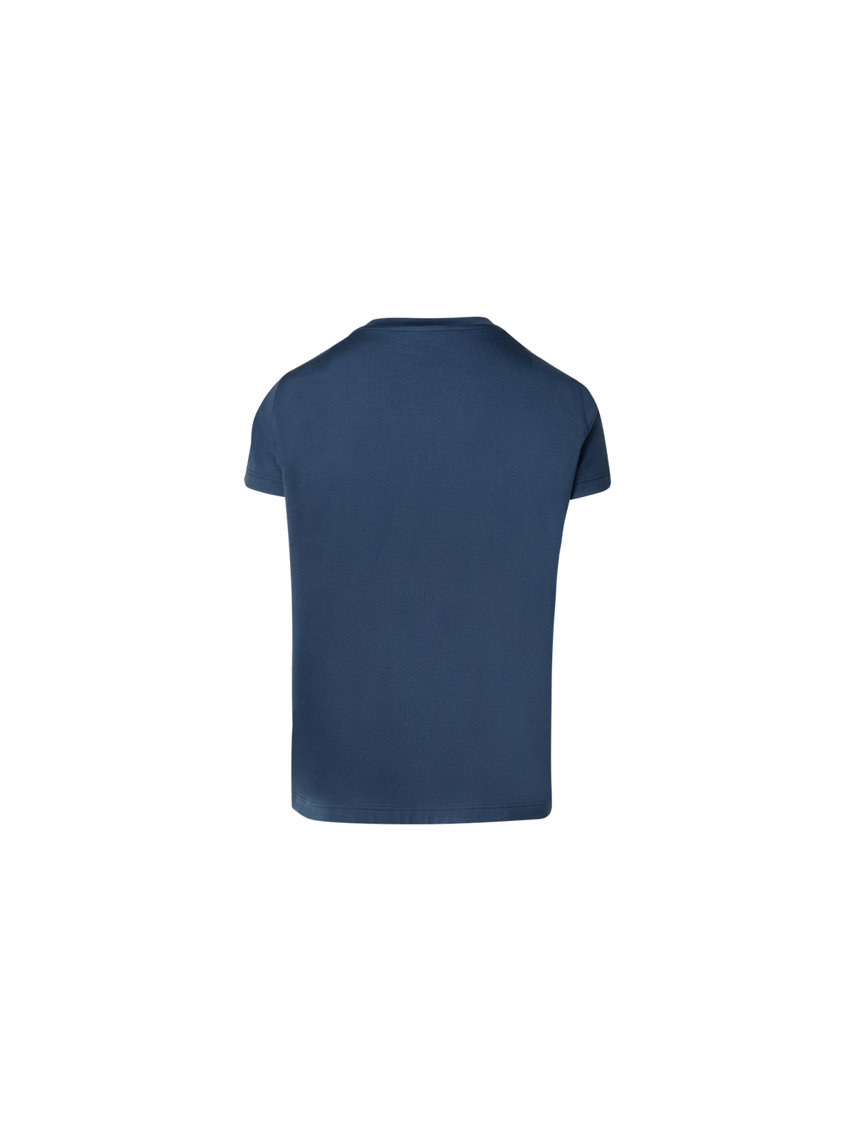 Designer Cotton Jersey T-Shirt - navy - blue