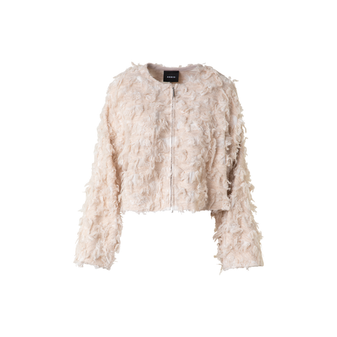 Short Jacket in 3D Jacquard