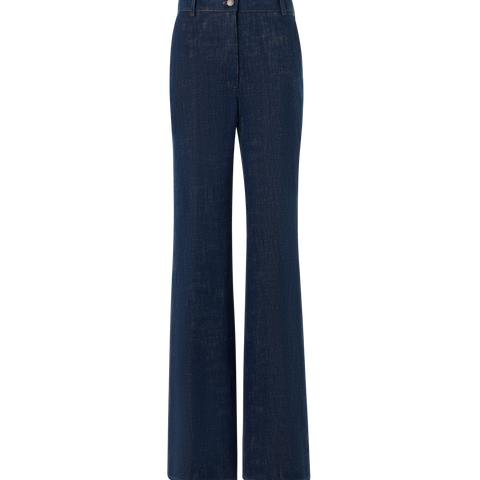 Bootcut Pants in Brushed Winter Denim