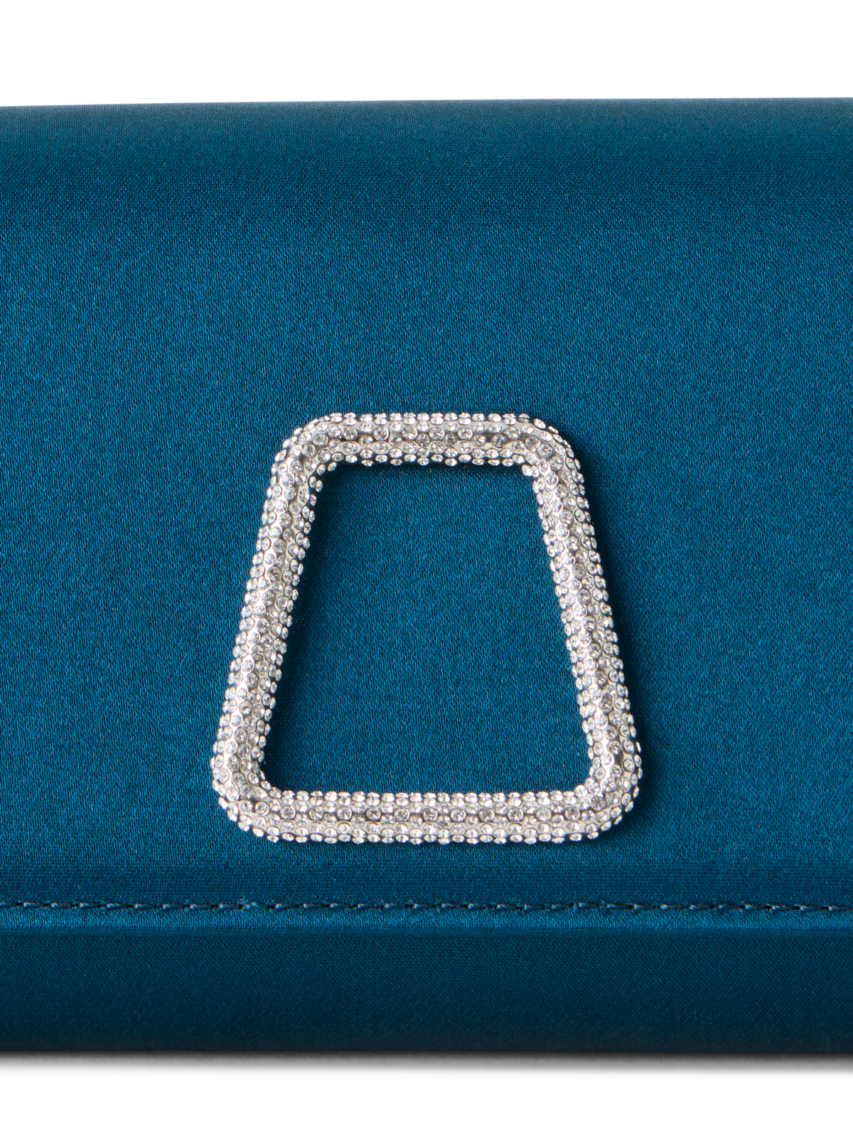 Designer Anouk Small Trapezoid Clutch - blue