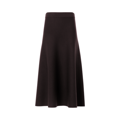 Milano Knit Flared Midi Skirt