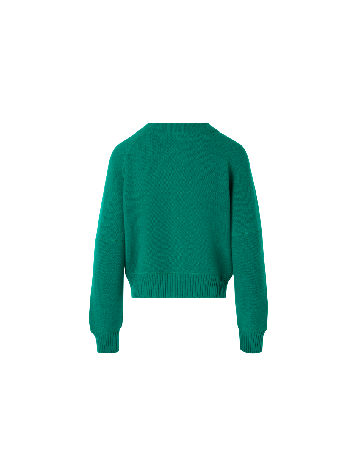 Designer Cashmere-Piqué Knit Cardigan - green