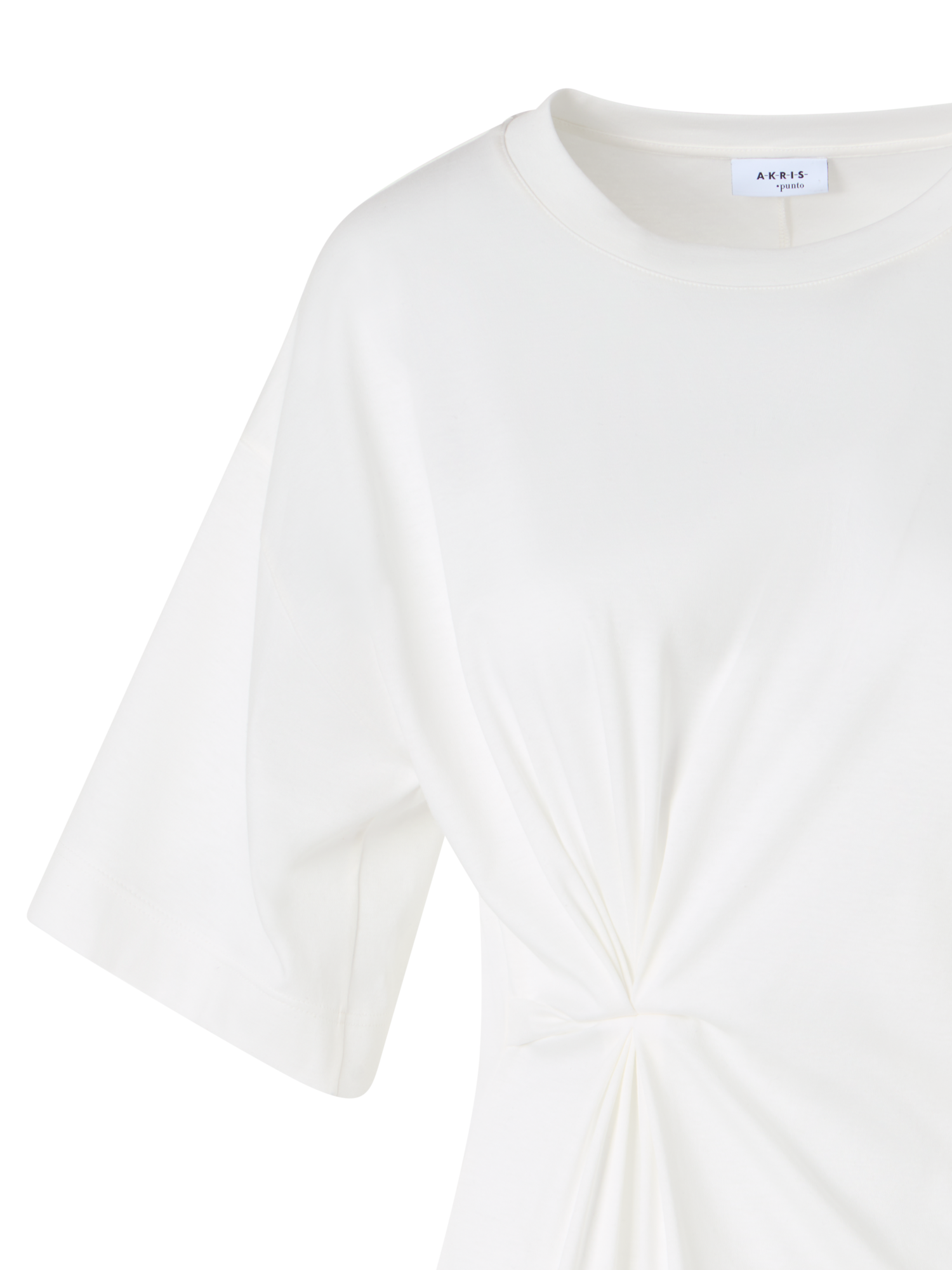 Designer Short-Sleeve Punto Dot T-Shirt - white
