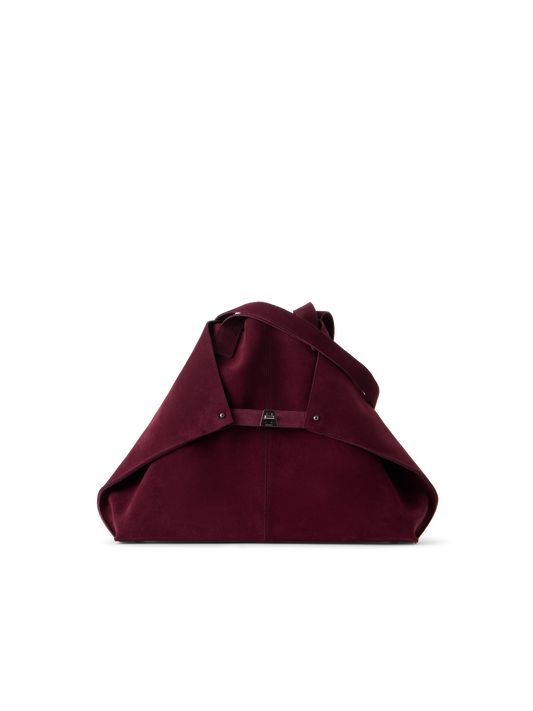 Designer Ai Medium Shoulder Tote - wine