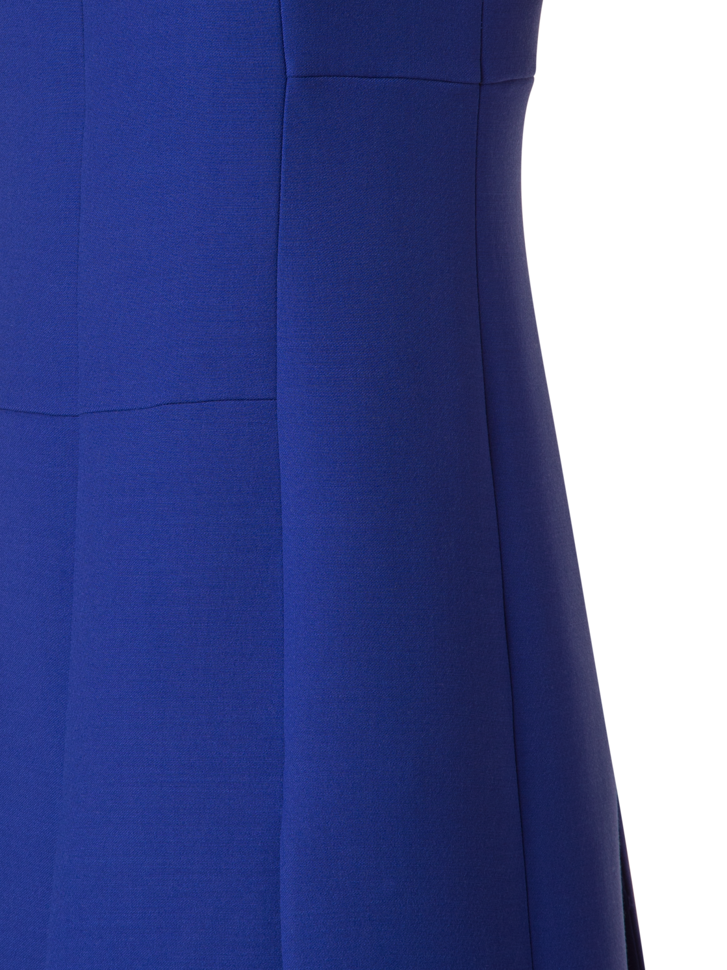 Designer A-Line Wool Double-Face Sheath Dress - purple