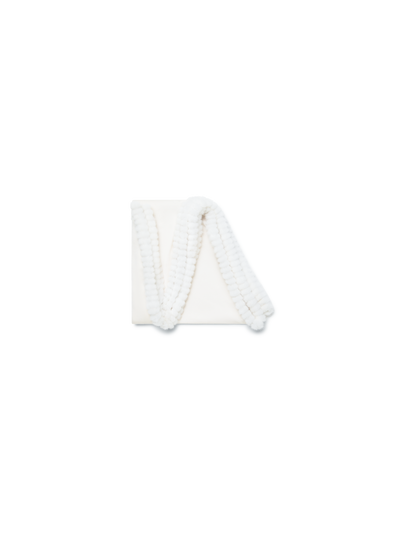 Designer Cashmere-Silk Scarf - ecru