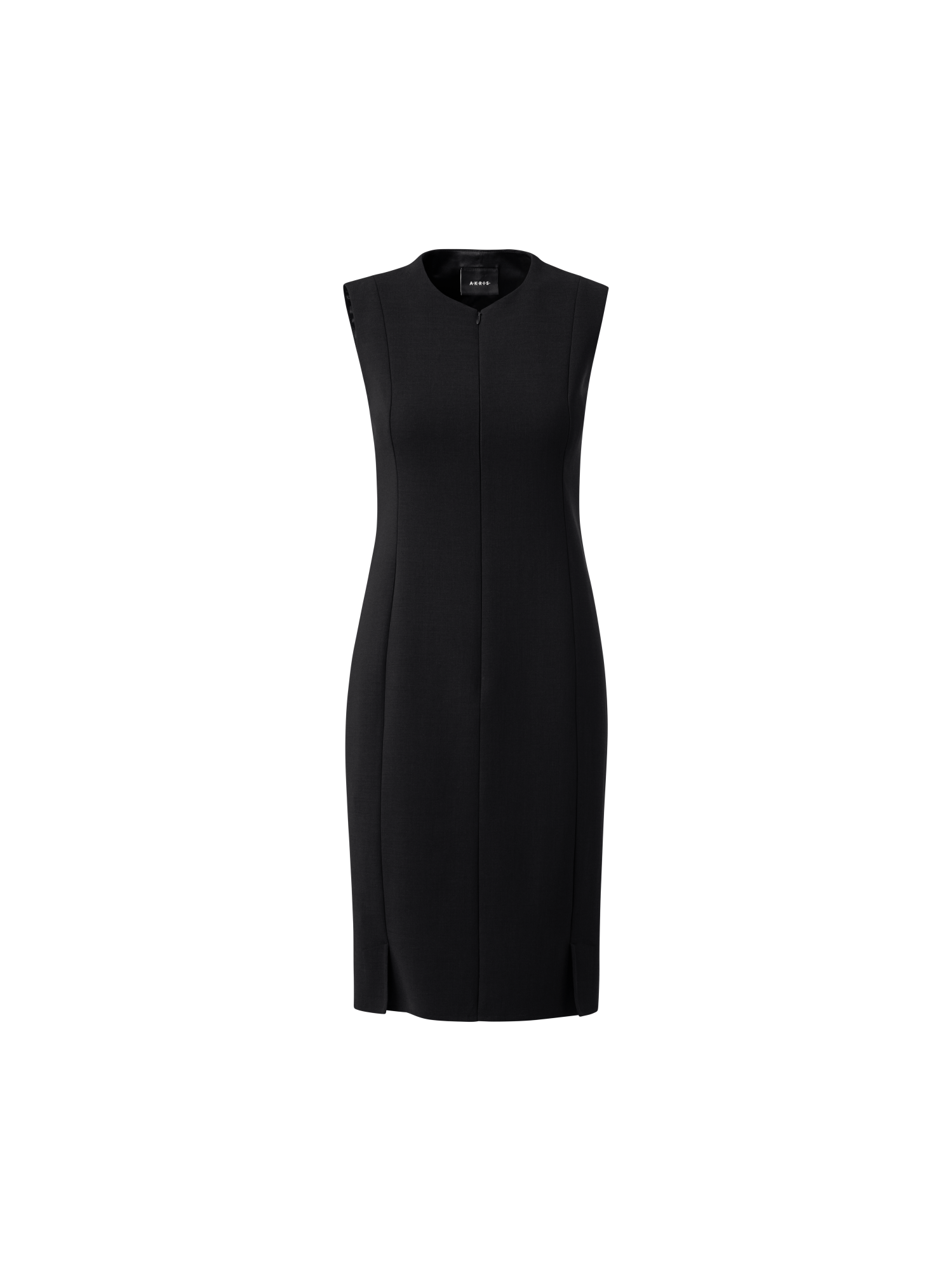 Sleeveless Sheath Dress from Wool Double-Face – Akris Inc