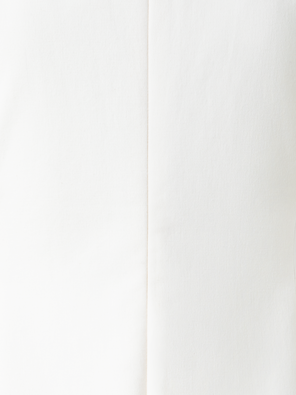 Designer V-Neck Sheath Dress in Cotton Silk Double-Face - neutral - ecru - white